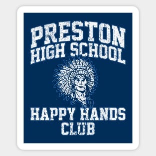 Preston High School Happy Hands Club Sticker